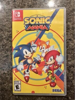Sonic Mania (Nintendo Switch, 2017) Complete w/ Case Manual & Cartridge - SEGA